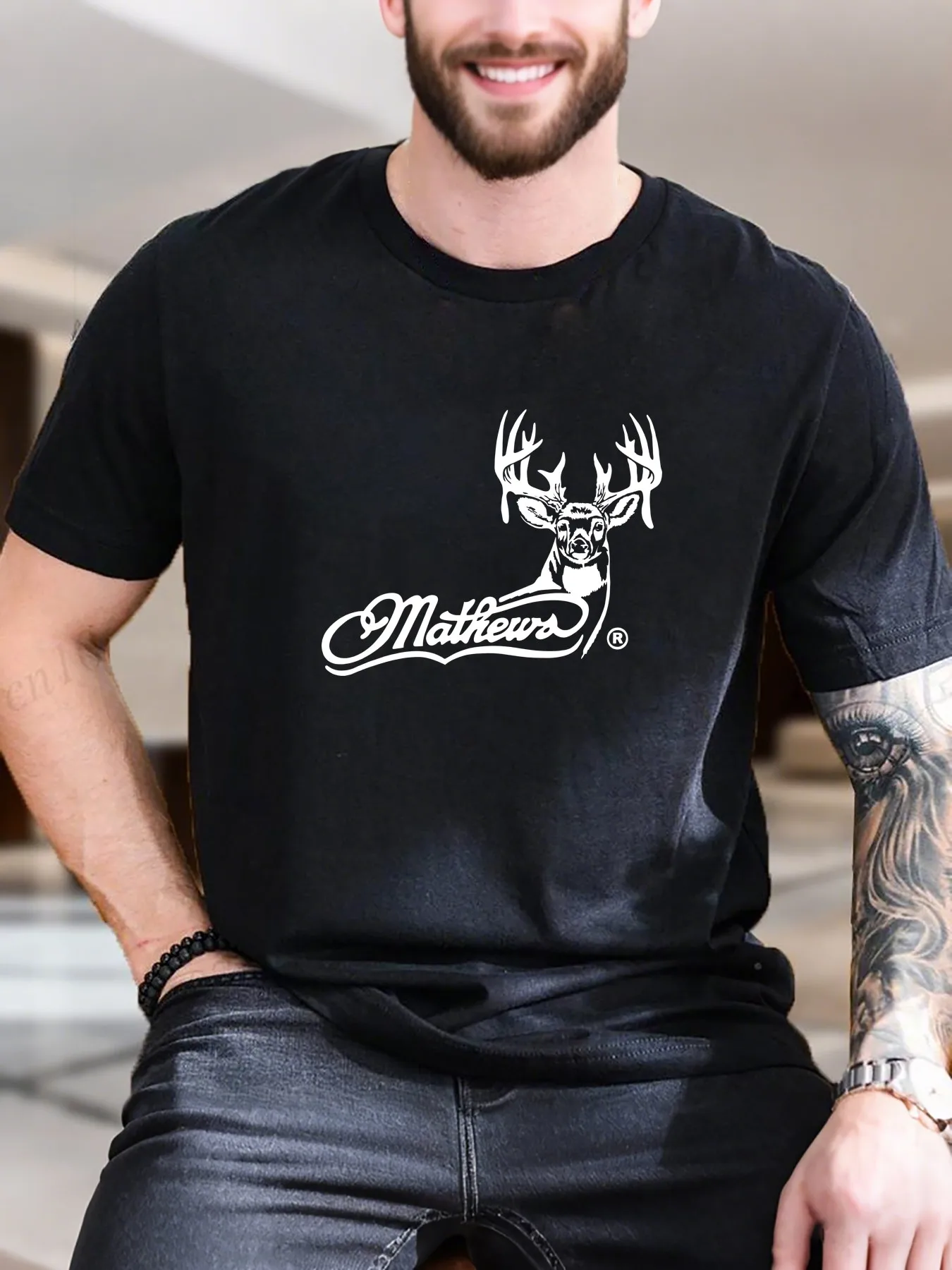 

2025 New Model Fashionable and Innovative Men's T-Shirt Mathewa New Arrival Fashion Heavyweight