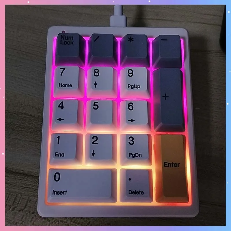 

Magic-Force MF17 Mechanical Numeric Keypad Wired Type-C RGB QMK/VIA External Notebook Finance Accounting Cashier 17keys Keyboard