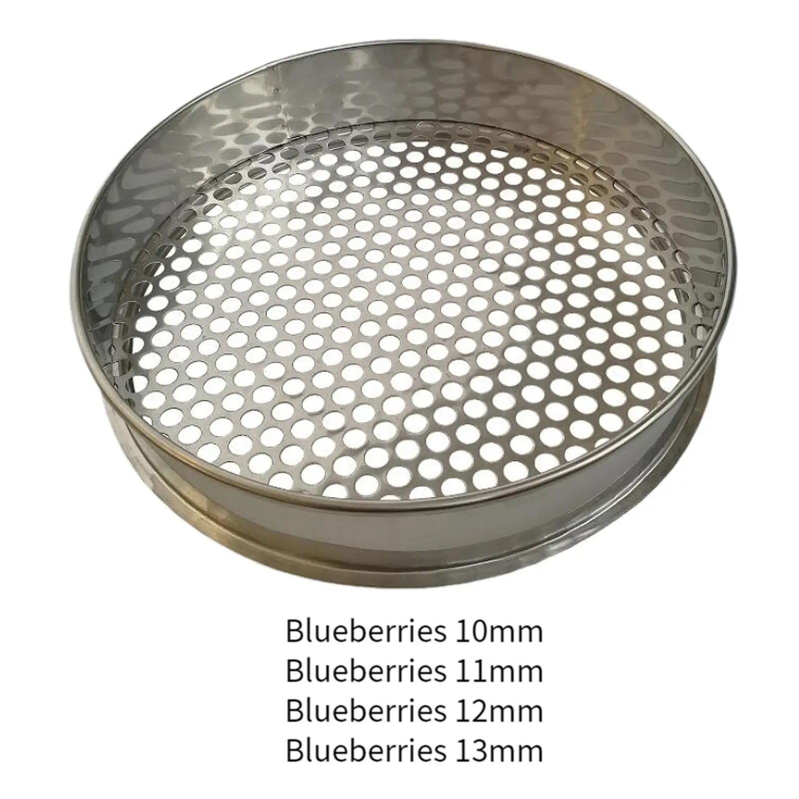 Blueberry Sieve Portable Garden Sieve Sifting Pan Gardening Tool Gardening Sieve for Planting Garden Kitchen Outdoor Home