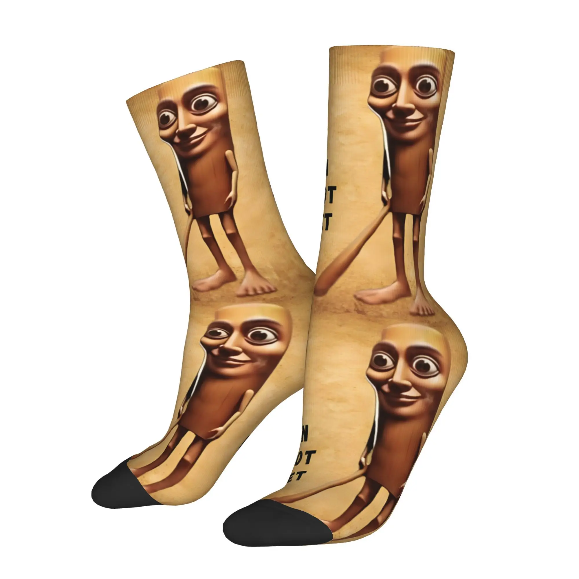 

Забавные мужские носки Happy Tung Tung Tung Sahur, итальянские носки Brainrot в стиле ретро, Харадзюку, хип-хоп, повседневные носки для экипажа, подарочный узор с принтом