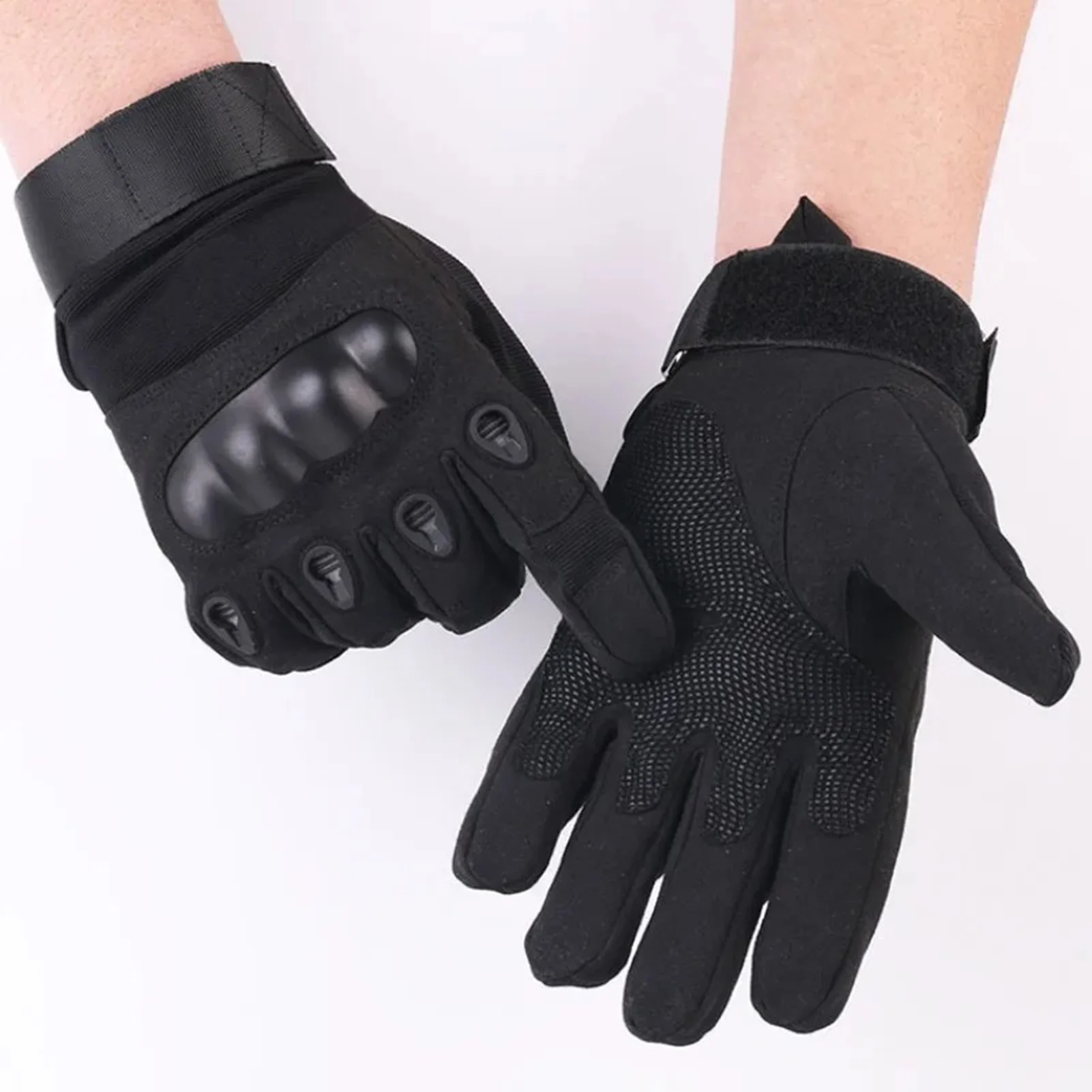 

Outdoor Tactical Full Finger Gloves For Motorcycle Biking Cycling Riding Sports Touchscreen Anti-slip Outdoor Sports Mittens