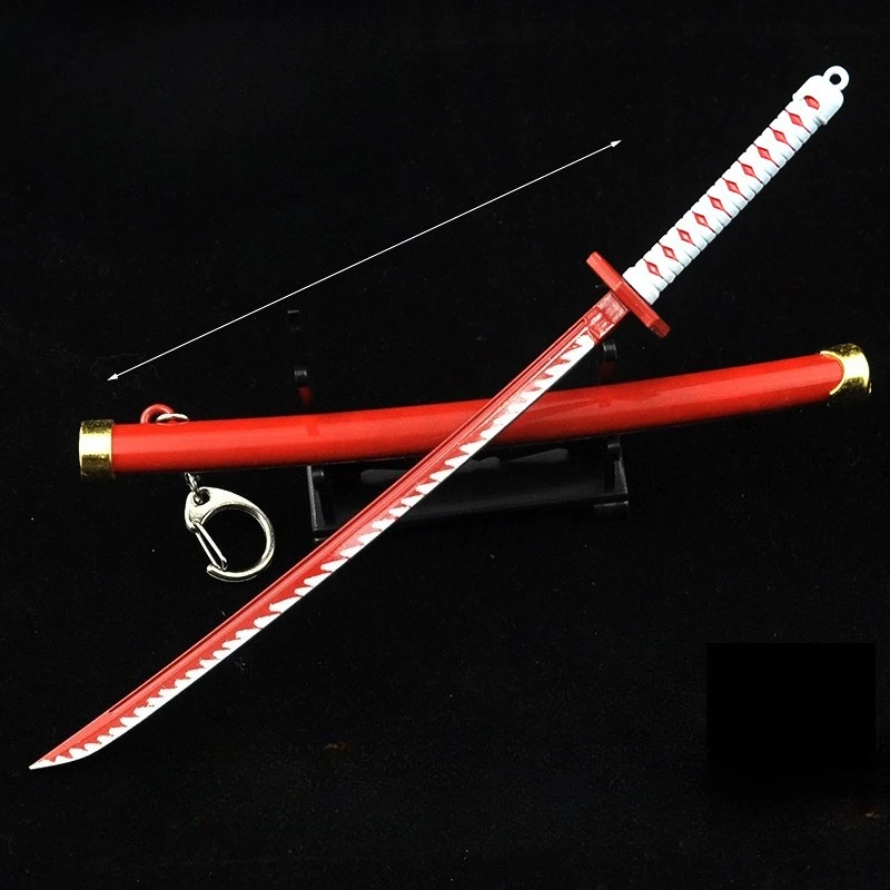 22 cm Neue Wadou Ichimonji Anime Figur Peripherie Requisiten Metall Modell Handwerkskunst Desktop Dekoration Ornamente Geburtstag Geschenk Spielzeug