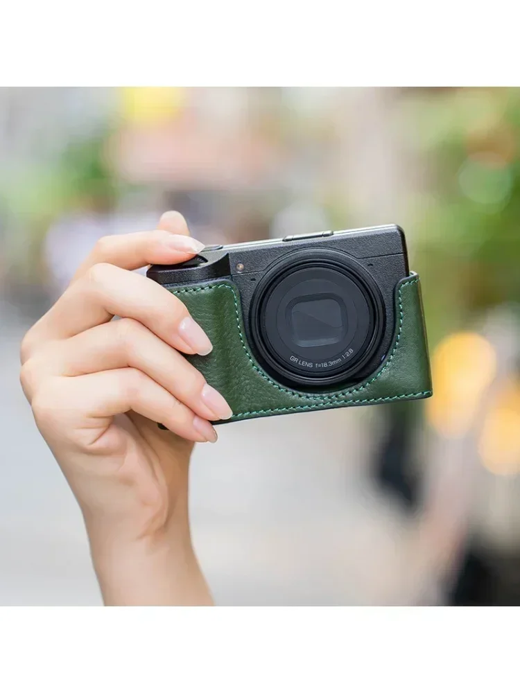 For Ricoh GR GR1 GR2 GR3 Ricoh Gr3x TOP Genuine leather Camera bag Vintage handmade Real Leather Protective Case