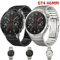 Metal Original Strap for Huawei Watch GT4 46mm Stainless steel business wristband for Huawei Watch GT 4 46mm Sport Watchband