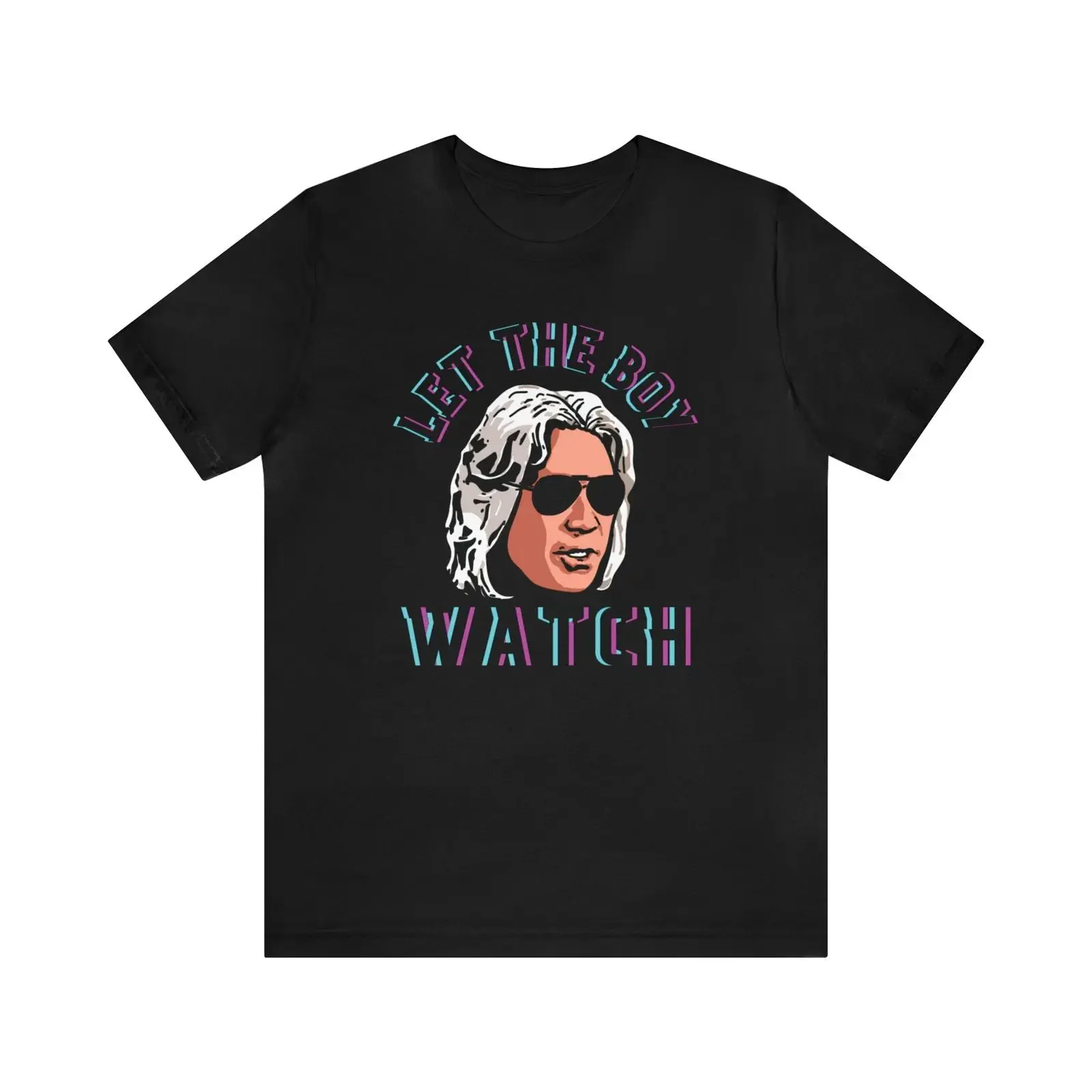 East Bound amp Down Will Ferrell Let The Boy Watch Comedy Tv show Jersey  T Shirt vintage Washed Breathable streetwear