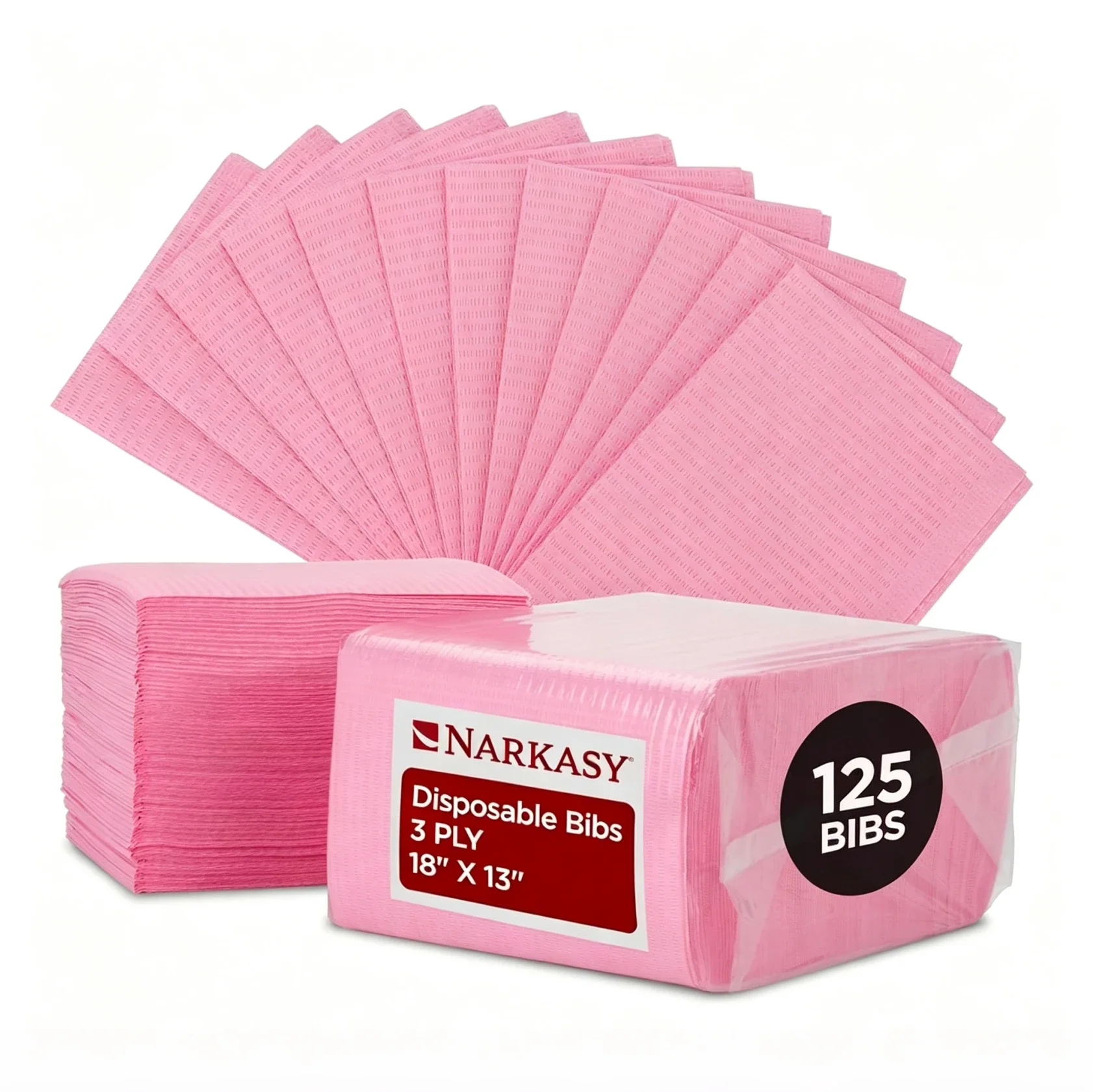 NARKASY Tattoo Clean Pad for Nail 125pcs Disposable Colorful Waterproof Tattoo Table Covers Dental Bibs Tattoo Accessories