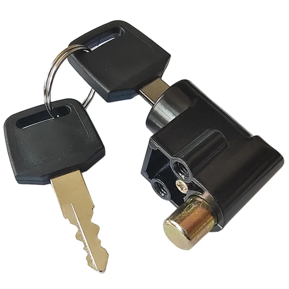 Electric Bicycle E-bike Battery Box Lock Metal Safety Locks with 2 Keys for Motorcycle/Scooter 3-11mm Lock Bolt Theft Protection