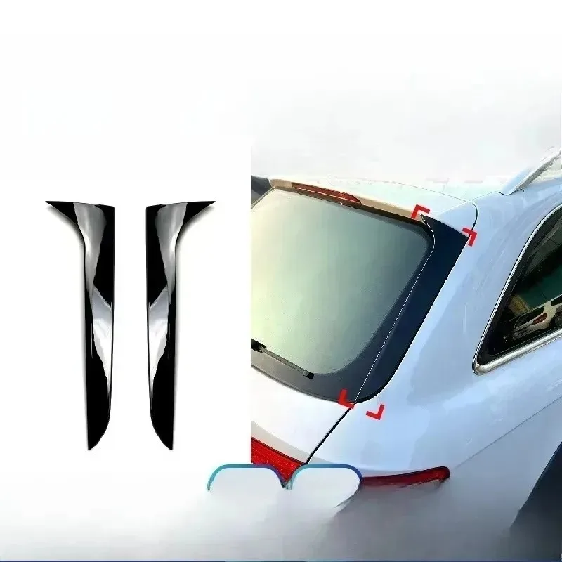 Nuovo per A4 B8 Piastra di Flusso Ala Deviatore Gloss Nero Auto Lunotto Posteriore Spoiler Laterale Tronco Diffusore 2009-2016