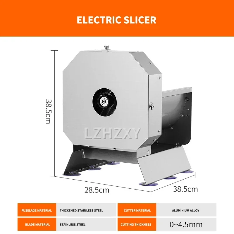 

0-4.5mm Commercial Onion Potato Chips Slicer Slicing Machine Manual/Electric Cabbage Shredder Machine Vegetable Fruit Slicing