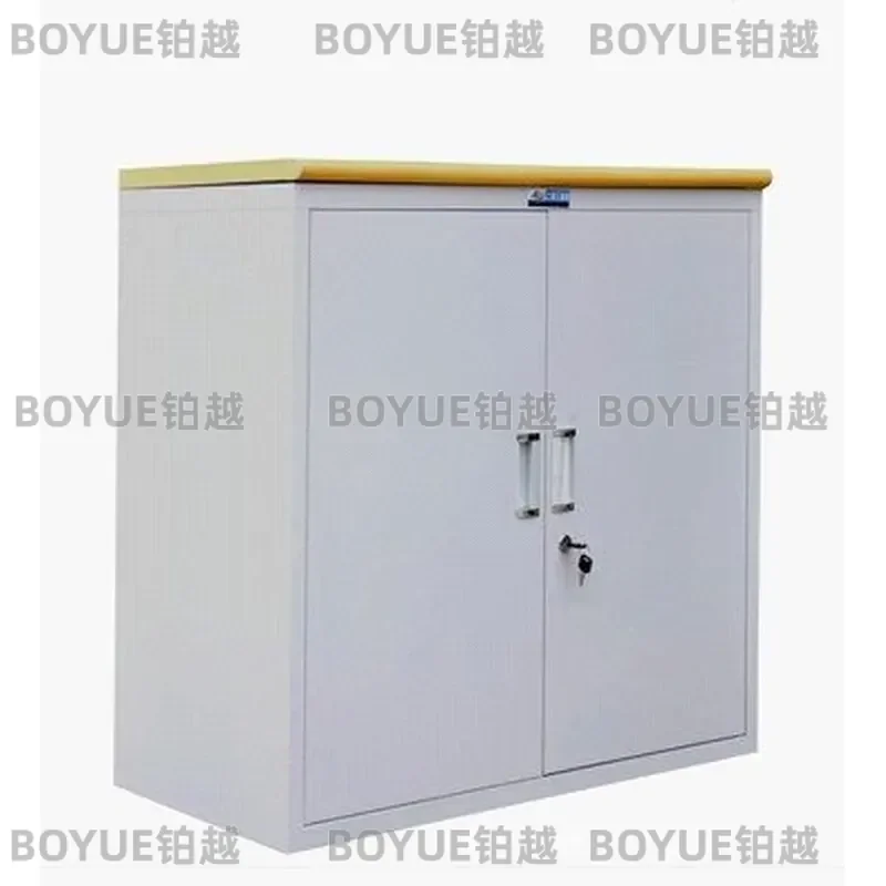 Thickened Steel Filing Cabinet with Lockers Low Storage Unit for Office Home Document Organizer Secure Metal Drawer Cupboard