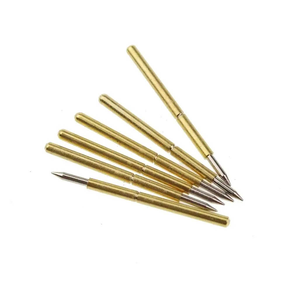 Hot Sale P75 Series Nickel Plated Test Probe Electronic Spring Detection Needle Brass Pogo Pins For Test Tools