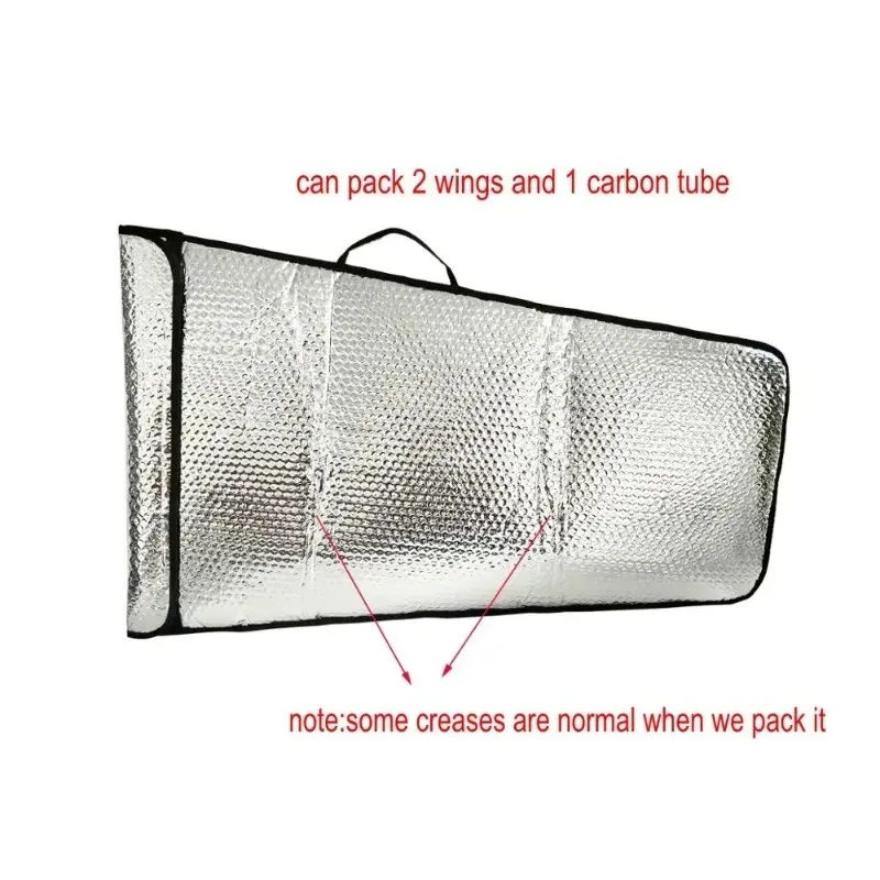 Bubble Layer Wing Protective Bag for RC Airplane Model 30E 70E 30CC 50CC 100CC Sunscreen and Rainproof Portable Can Customized