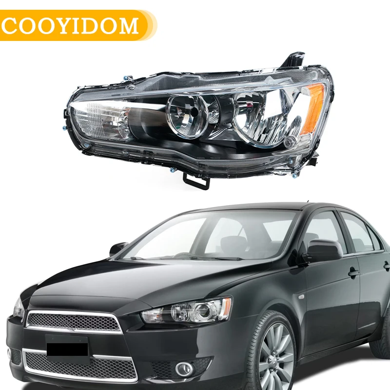 LHD Xenon Headlight For Lancer Evo 10 FORTIS Gt CX CY CZ 2007-2019 HID 8301C347 Head Lamp DRL