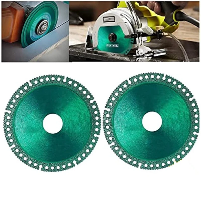 2PCS 4 Inch Disc For Angle Grinder, Composite Multifunctional Cutting Disc, For Ceramic Tile Metal