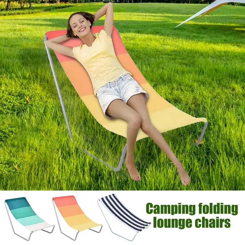 Sunbathing Lounge Chair Portable Folding Sun Lounger Adjustable Lightweight Sun Chair For Beach Chair Sunbathing Tanning Picnic