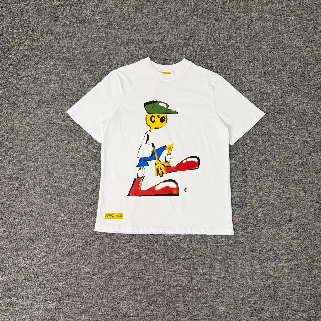 Protect High-Quality Embroidered Short-Sleeved T-Shirt for Instagram - Comfortable and Casual Summer Top
