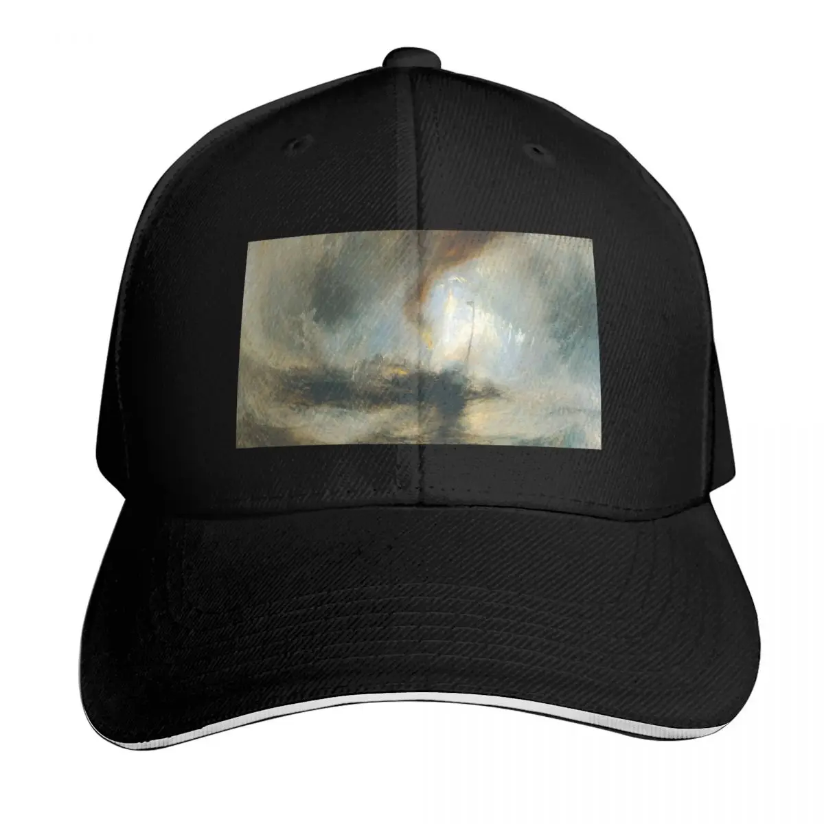 J.M.W. Turner Snow Storm - Steam-Boat off a Harbour's Mouth Baseball Cap Men Women Casual Summer Sport Sun Cap