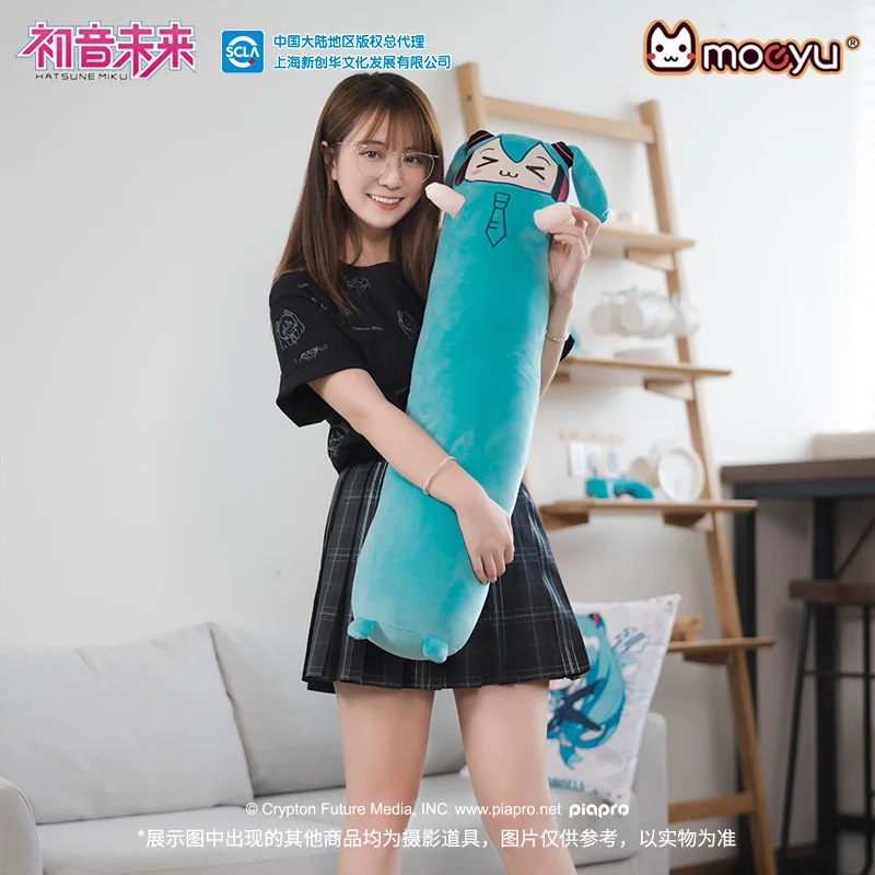 Original Moeyu Hatsune Miku Long Pillow Anime Dakimakura Back Cushion Vocaloid Cosplay Plush Hug Pillows Cute Cushions New