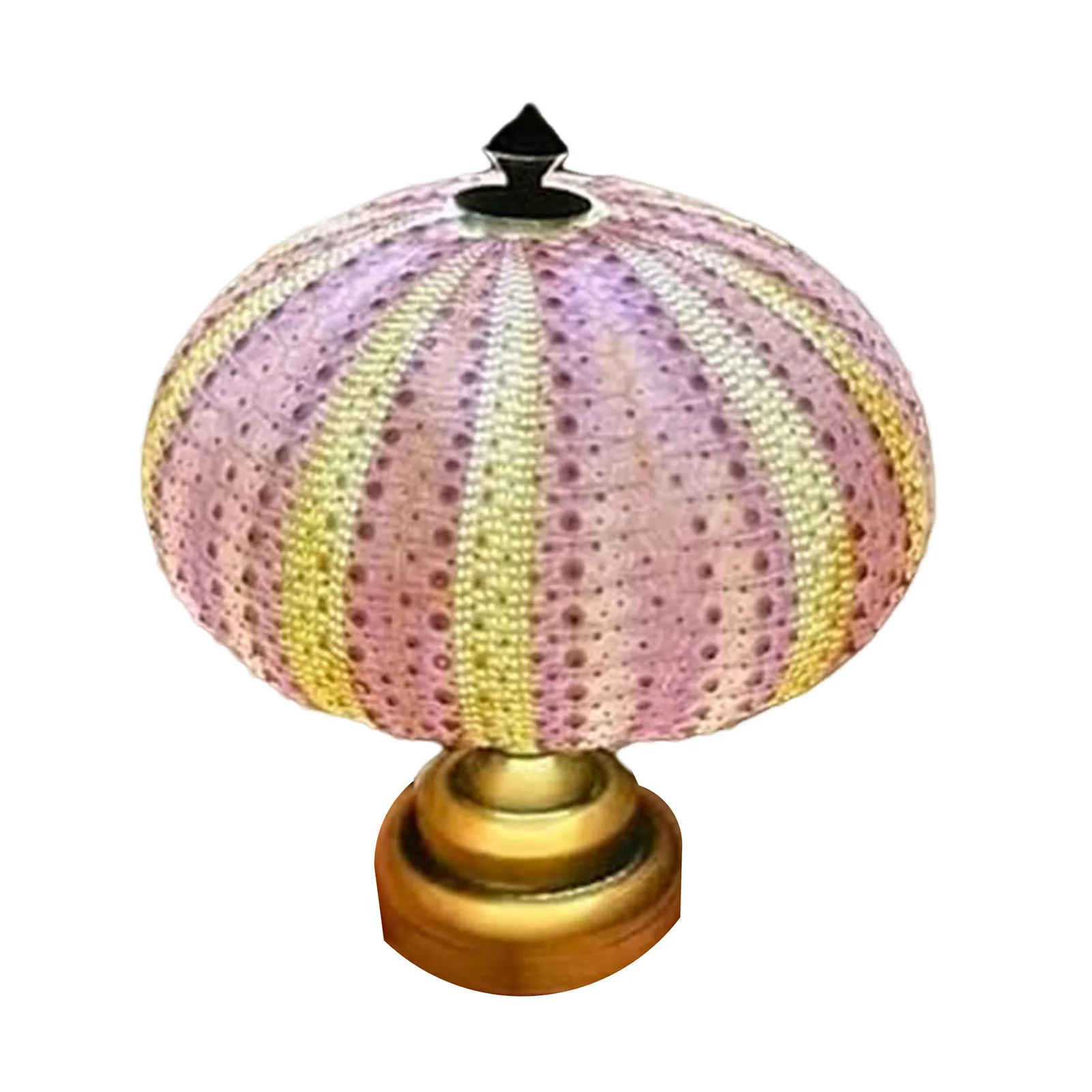 Luces LED nocturnas con forma de erizo de mar, luz nocturna temática de playa divertida para habitación pequeña, novedad interior