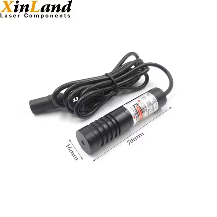 Laser Module Square DOE 34 Degree Lens with Center Point Square Frame DOE Module