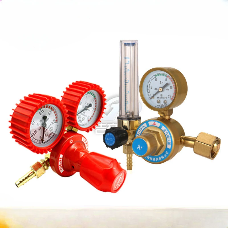 Welding Cutting Oxygen Gauge Acetylene Propane Pressure Reducer Shockproof Oxygen Argon Pressure Reducing Valve YQW-02,YQE-03