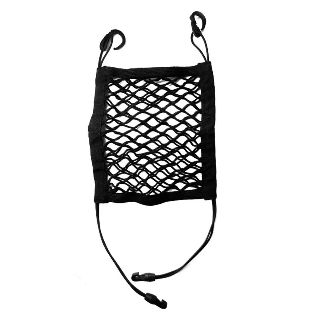 Tool Motorcycle Cargo Net Bike Black Hook Hold Bag Luggage Mesh Plastic Hooks Scooter 1pcs 23cmx30cm Accessory