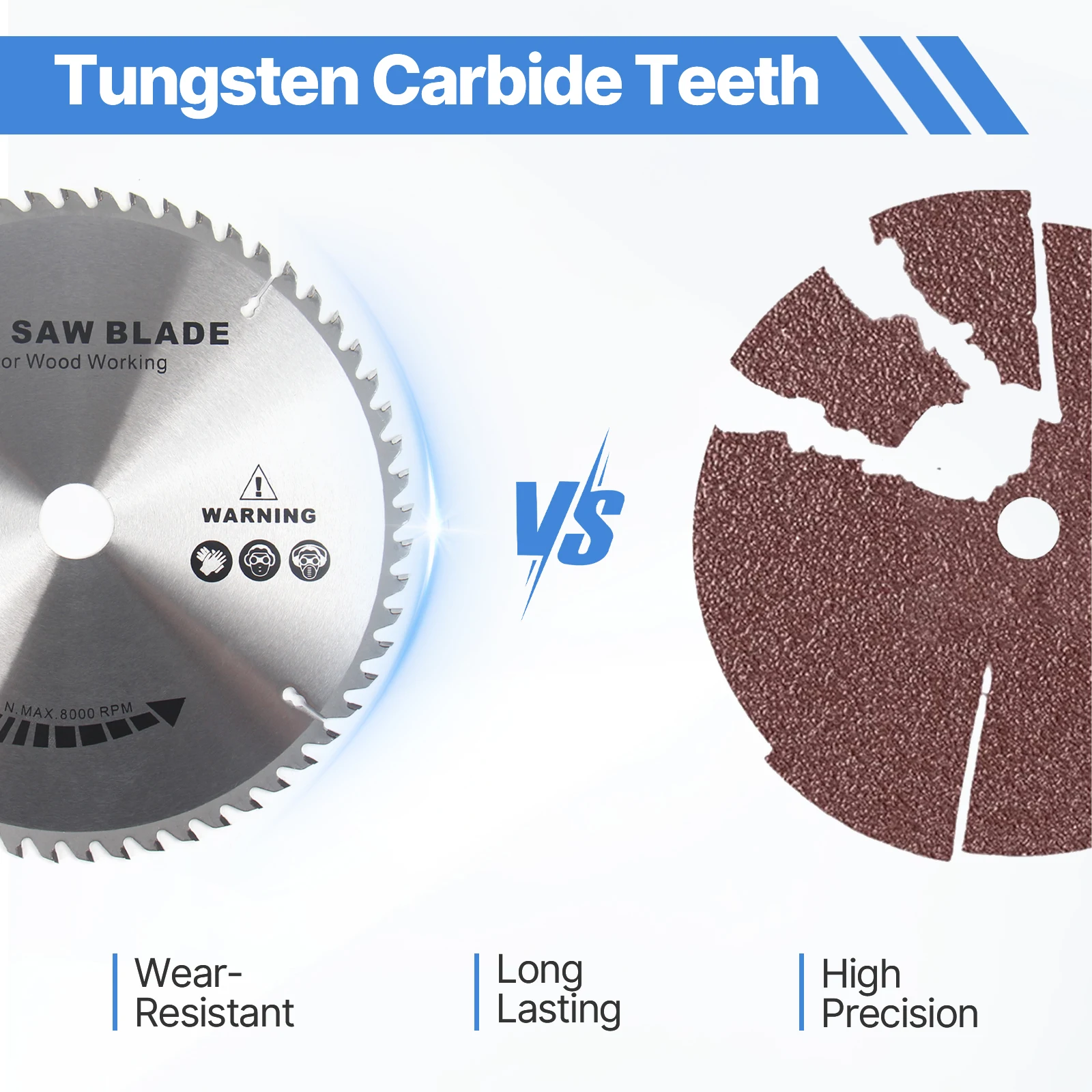 4-9inch Alloy Woodworking Double Side Saw Blade Circular Cutting Disc Rotating Drilling Tool For Wood Plastic Aluminum And Steel