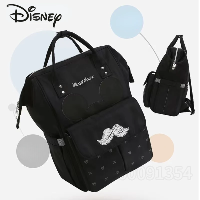 Disney Minnie\'s New Diaper Bag Backpackk Luxury Brand Original Baby Diaper Bag Multifunctional Baby Bag  Fashion Diaper Bag