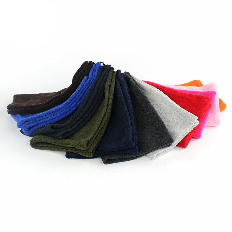 Polar Fleece Neck Tube Scarf, Inverno Orelha Aquecedor, Pesca, Patinação, Corrida, Esporte, Gola Ajustável no Pescoço, Lenço, Ciclismo, Ele