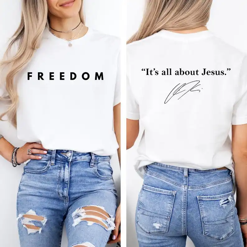 قميص تشارلي كيرك عن يسوع الراحة في السلام تشارلي كيرك البلوز المسيحية تي شيرت الوطني تشارلي كيرك تي شيرت