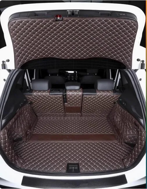 

Полный комплект автомобильных ковриков в багажник + коврик на заднюю дверь для Mercedes Benz EQA 300 2025-2022, коврик для багажника, чехол для EQA300 2024