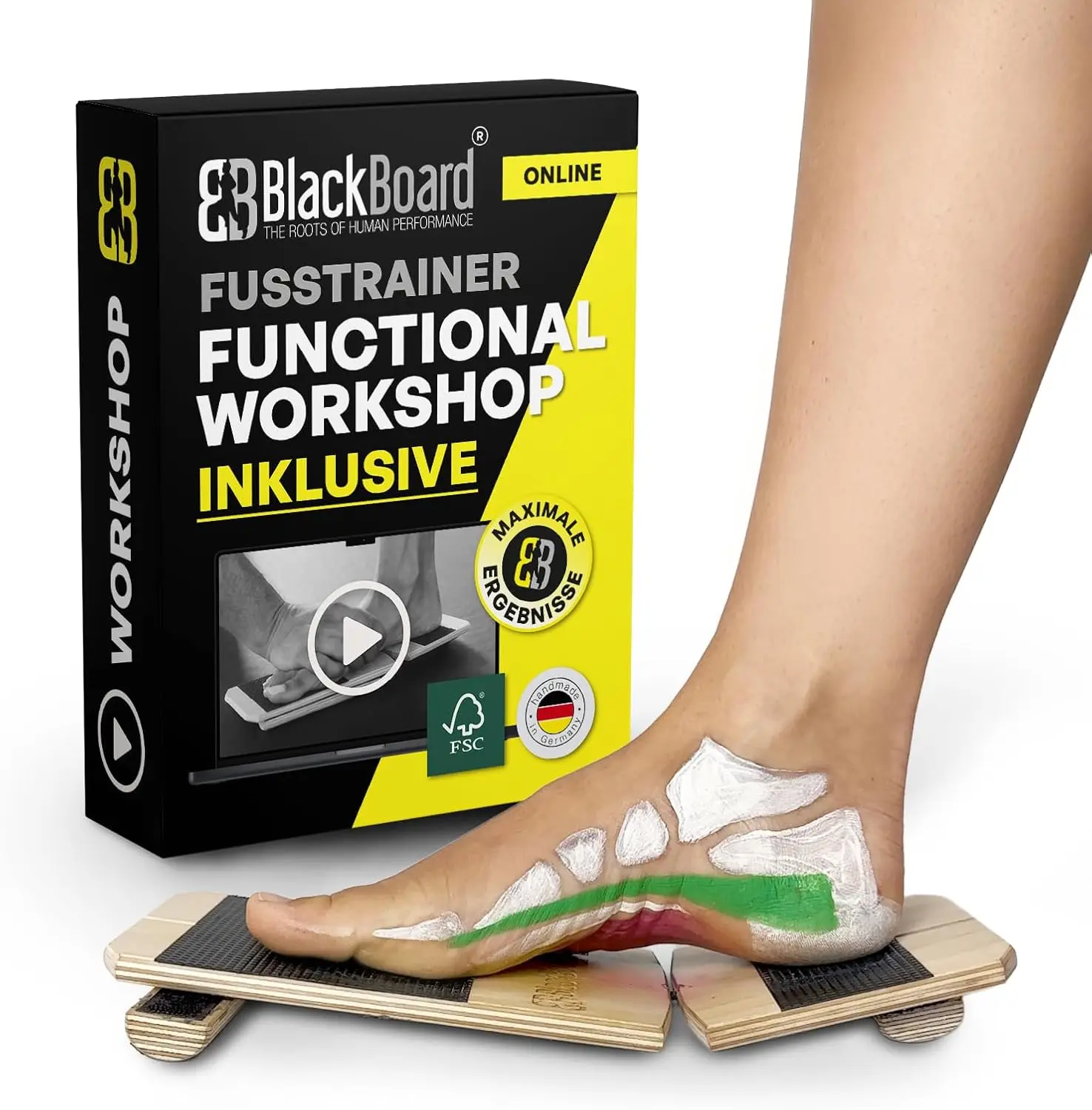 

Foot Strengthening and Balance Trainer with Workshop Access for Joint Pain Prevention and Stability Training