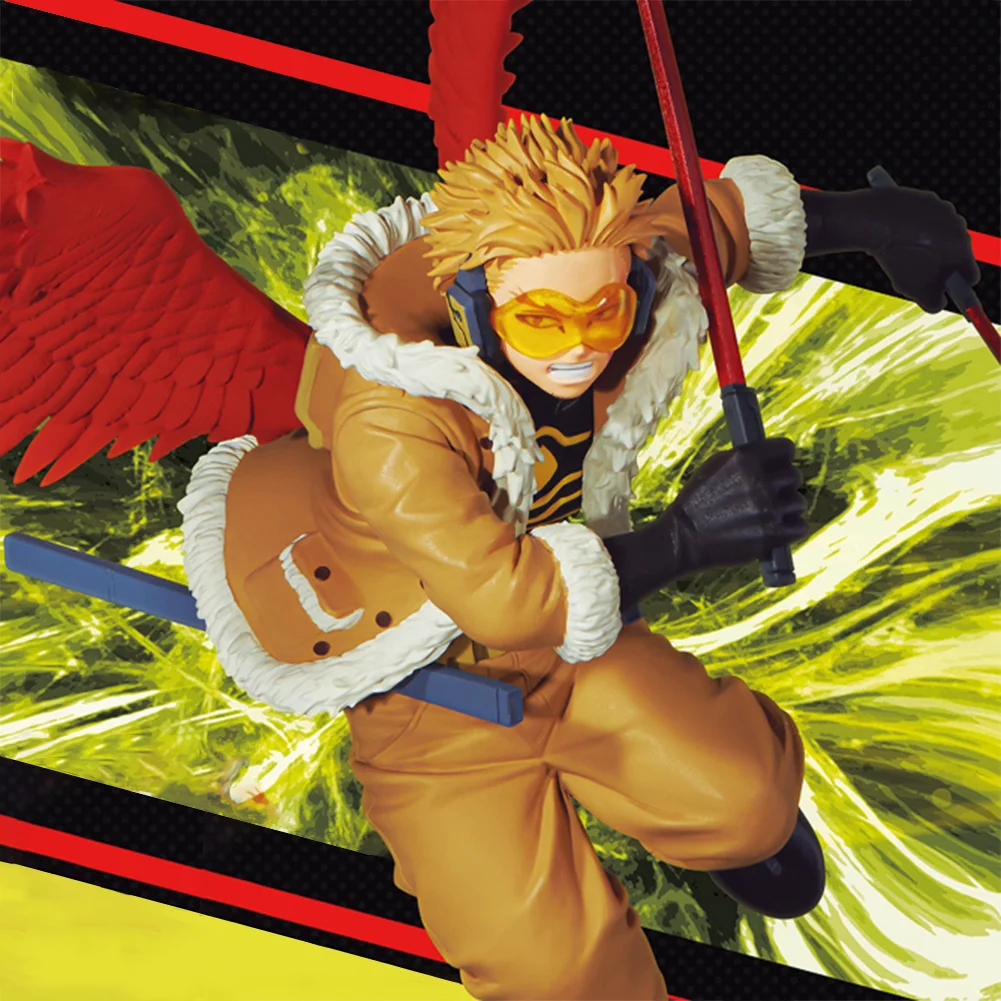 MHA Anime Toga Himiko Hawks figura lucha pose figura de acción Hawks modelo adornos de escritorio colección juguetes para niños regalos 8-15cm