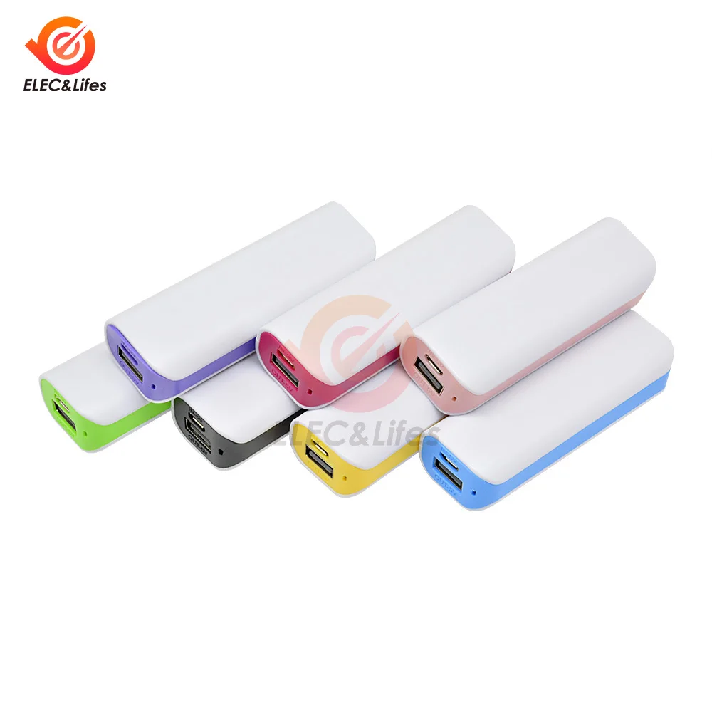 DIY 1*18650 Power Bank Battery Charger Case Portable USB Power Bank Kit Storage Case DIY Mobile Power Supply Box