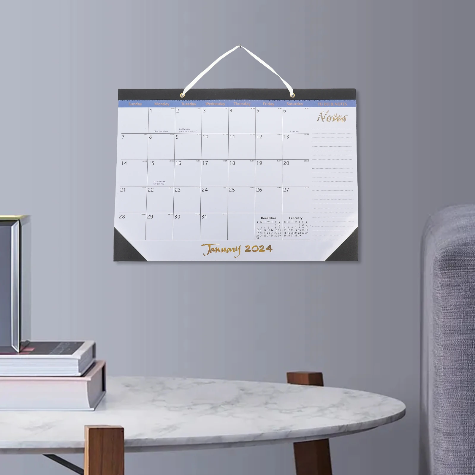 Planner Calendar Schedule Wall Calendars Home Organization Desktop Plastic Time Planning