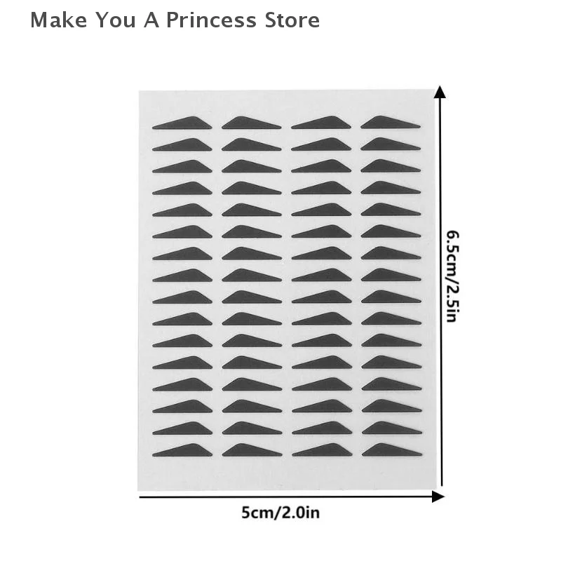 1 Blatt Eyeliner-Stempelaufkleber, wasserdicht, braun, natürliches Augen-Make-up im koreanischen Stil, Anfänger verwenden, einfache Symmetrie, Eyeliner-Siegelstift