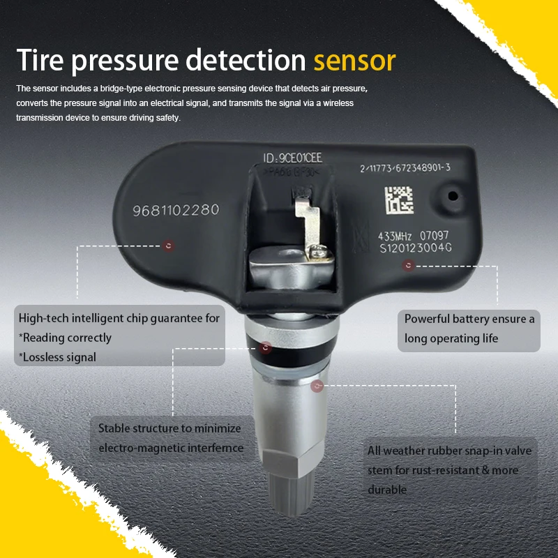 1/4 Buah Sensor Pemantau Tekanan Ban 315MHZ TPMS 56053030AC,56053030AB Cocok untuk Dodge Avenger Grand Caravan Durango Jeep