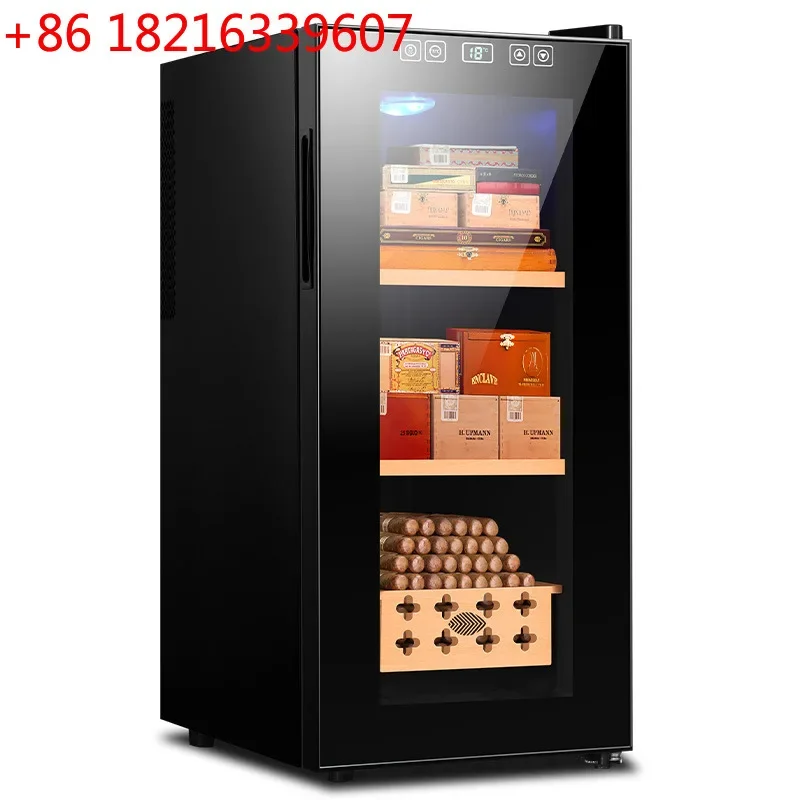 TAO Temperature Control Moisturizing Air Cooling Embedded Dual Core Refrigeration Cedar Wood Alcoholized Small Cigar Cabinet