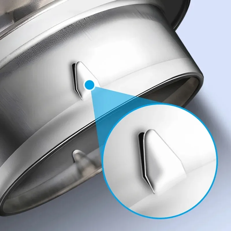 جدار فولاذي مقاوم للصدأ سقف تنفيس الهواء مجاري التهوية غطاء مصبغة العادم منفذ مقاوم للماء فتحات غطاء للأجهزة المنزلية #5