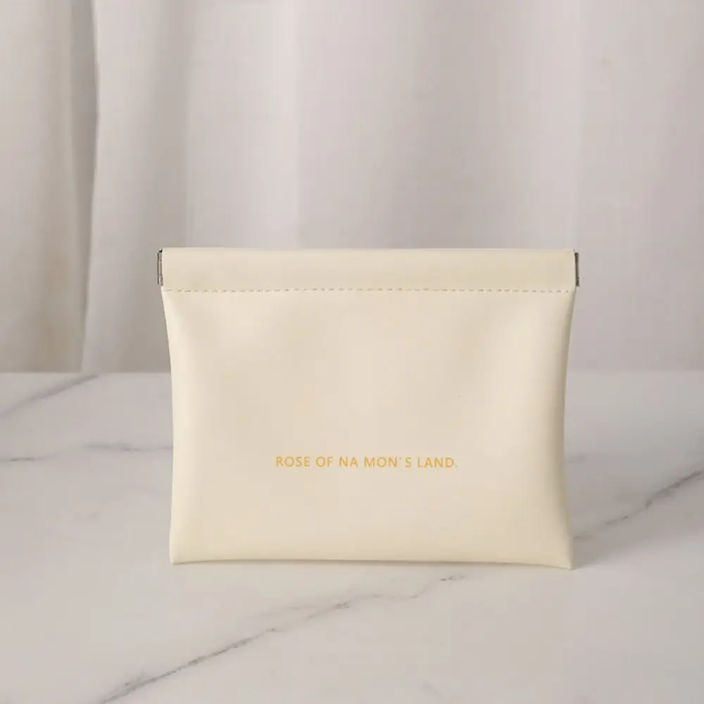 Fashion Simple Lipstick Makeup Bag Mini Portable Jewelry Handbag PU Travel Key Small Bags for Women Girls
