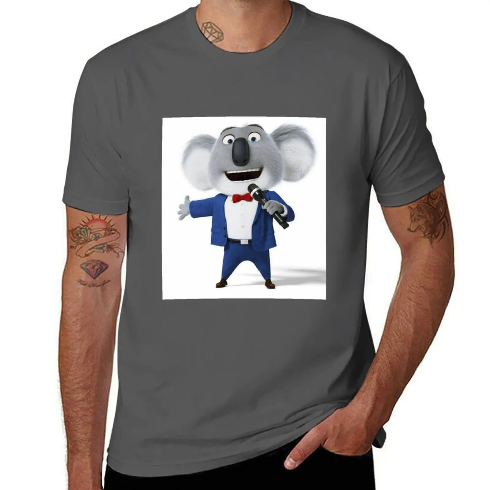 Buster Moon T-Shirt Functional Casual Short Sleeve Tee