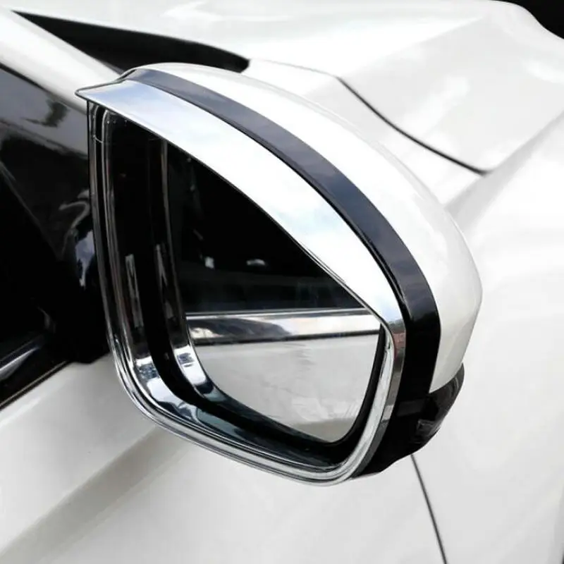 

SBTMY 2PCS/SET Automobile rearview mirror rain brow ABS decorative frame for Nissan Sylphy 14th Sentra 2019 2020