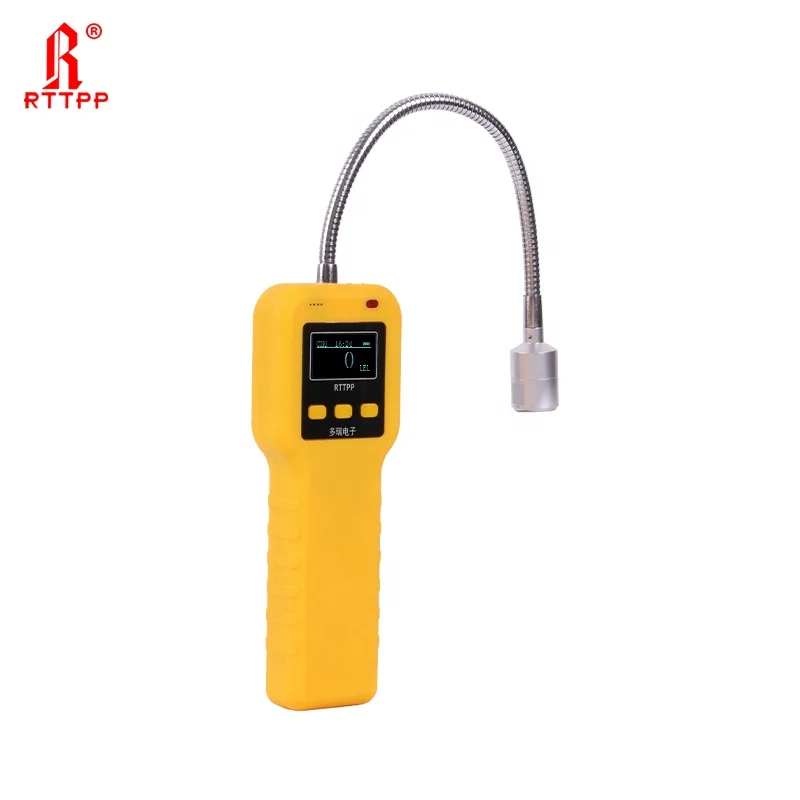 Industrial portable LPG Natural gas detector with long tube semiconductor sensor