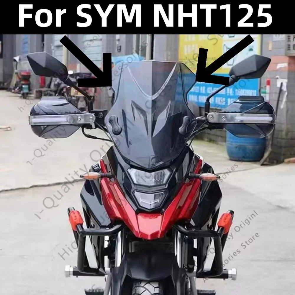 Fit SYM NHT125 125NHT NH T 125 Motorcycle Front Windshield For SYM NHT125 125NHT NH T 125 Windscreen Wind Deflector Guide Hood