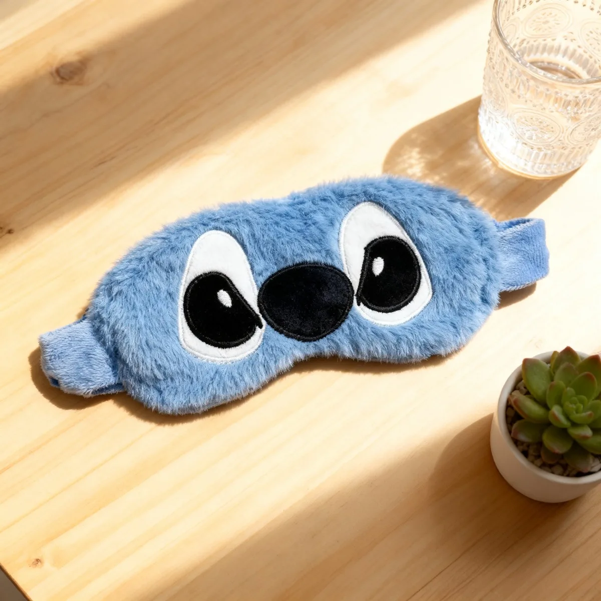 Masque de sommeil de personnage de point réglable et respirant pour femmes et hommes, idéal pour les vols bloquant la lumière, cadeau parfait pour les amateurs de points