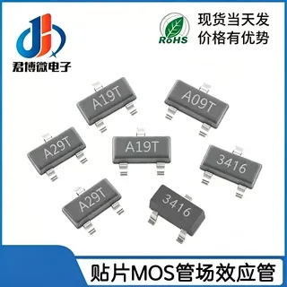 50PCS  Genuine Original AO3400 AO3401 AO3402 AO3403 AO3404 AO3405 AO3406 AO3407 SOT‑23 Package