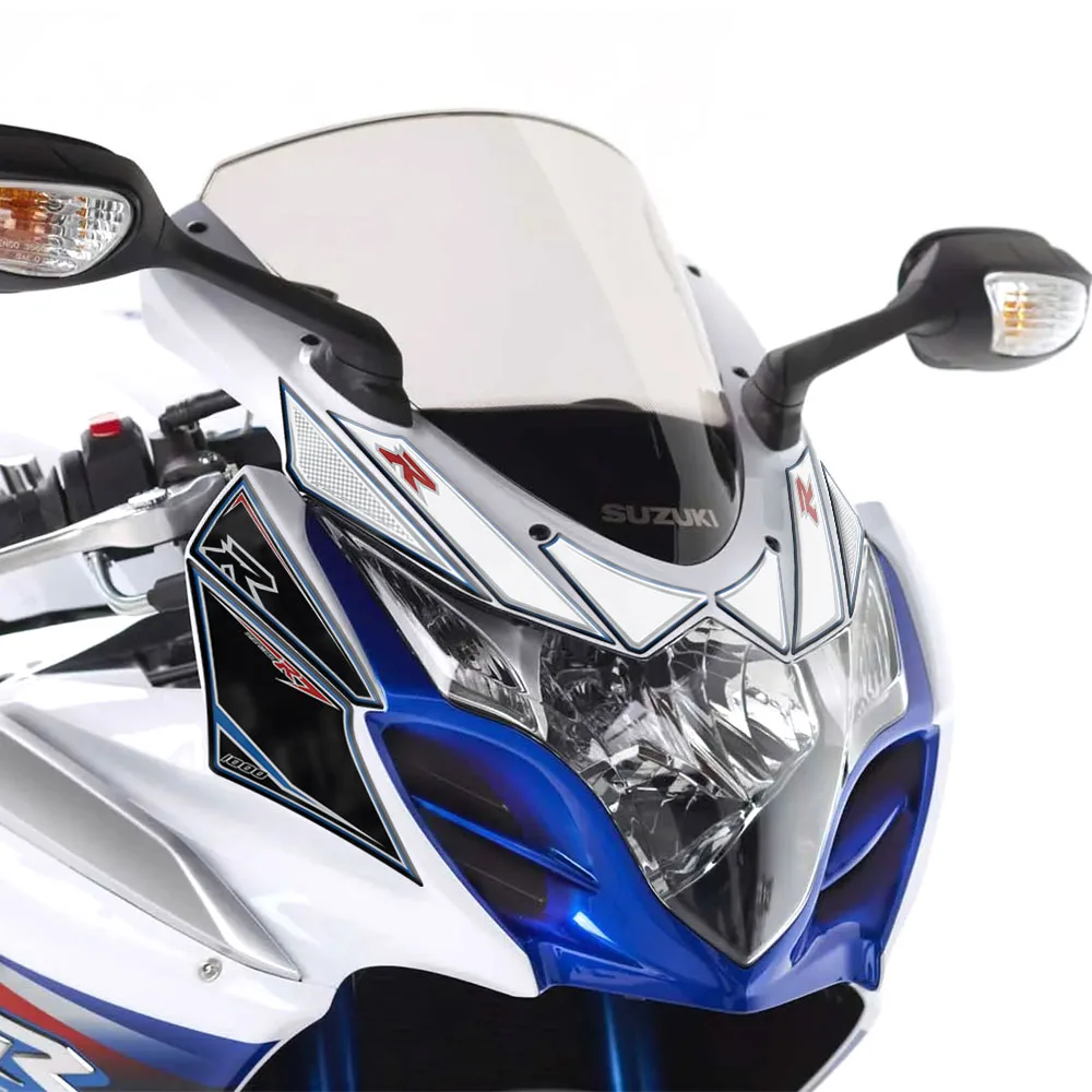 For Suzuki GSX-R1000 GSX R1000 2009 2010 2011 2012 2013 2014 2015 2016 Motorcycle 3D Gel Front Fairing Protector Decal