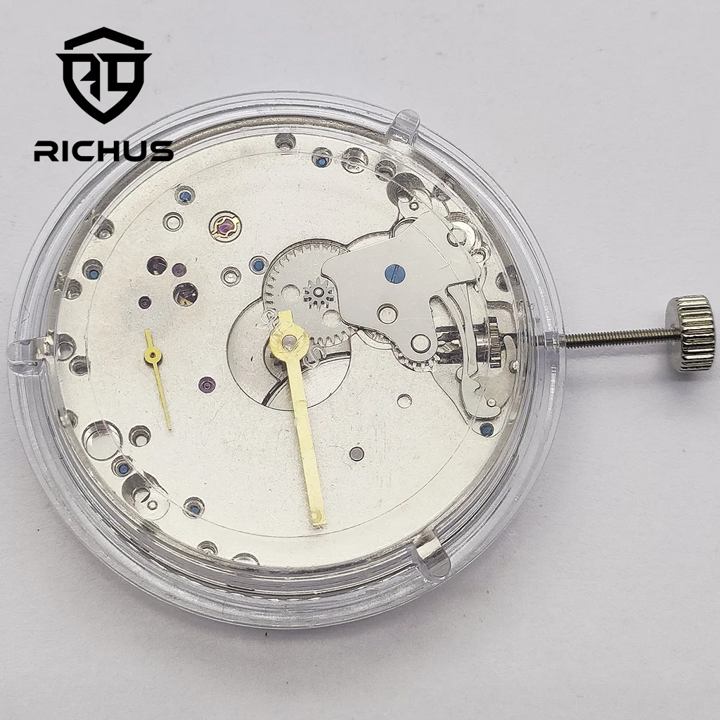 Механизм RICHUS ST3600, 17 драгоценностей, механический ручной заводной механизм 6497, механизм для часов, аксессуары, детали