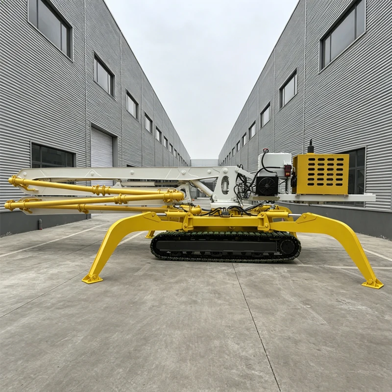 Heavy Duty 33m Mobile Hydraulic Crawler Concrete Placing Boom 360 Rotation for Large Infrastructure Hormigonera