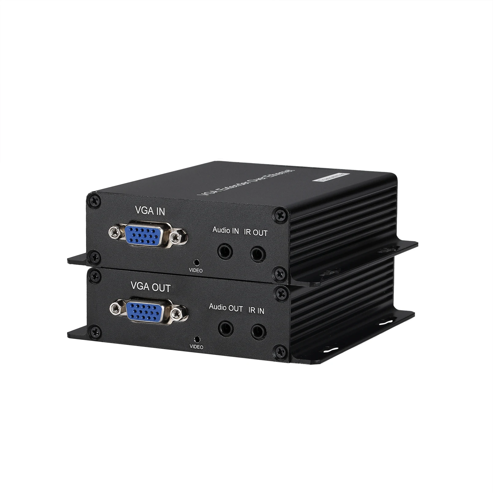 تصنيع USB VGA 200M KVM IP موسع عبر كابل RJ45 Lan Ethernet Network Cat5e Cat6